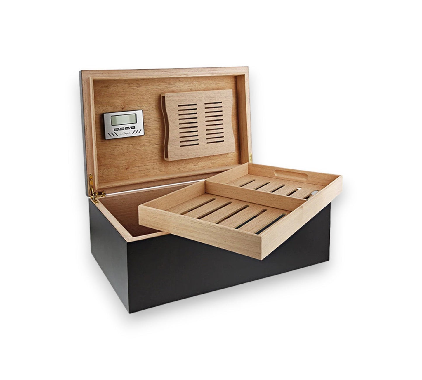S.T Dupont - Premium Black Cigar Humidor